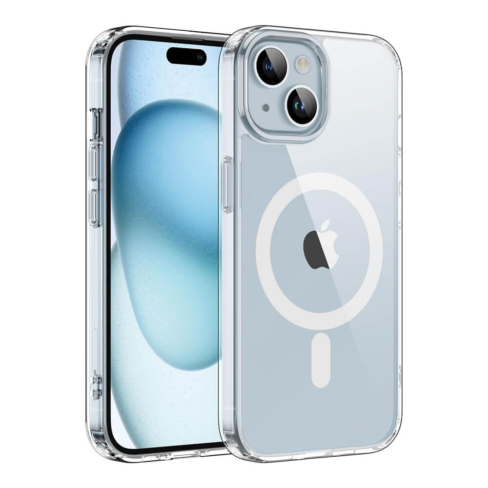 Crystal Clear iPhone 15 MagSafe Case – Slim & Durable