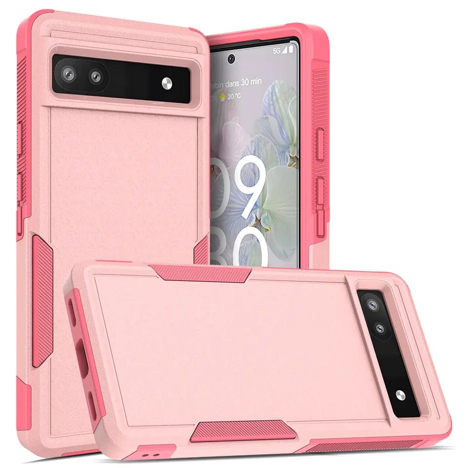 Google Pixel 8 Pink Dual Layer Protective Case