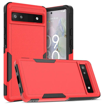 Google Pixel 8 Red Dual Layer Protective Case