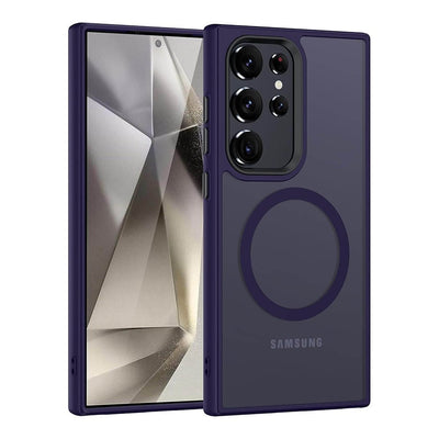 Samsung S24 Ultra Dark Purple Magsafe Case