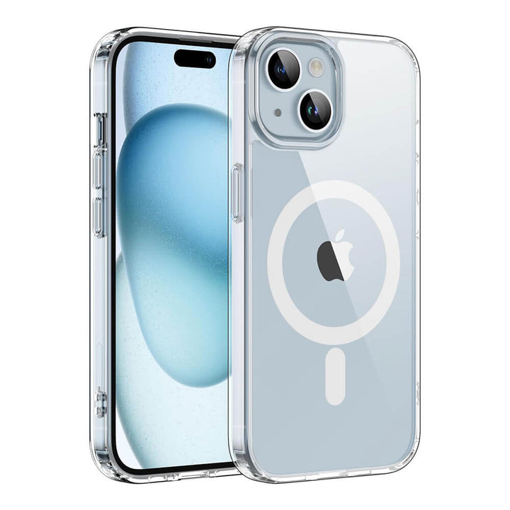 Crystal Clear iPhone 15 Plus MagSafe Case – Slim & Durable