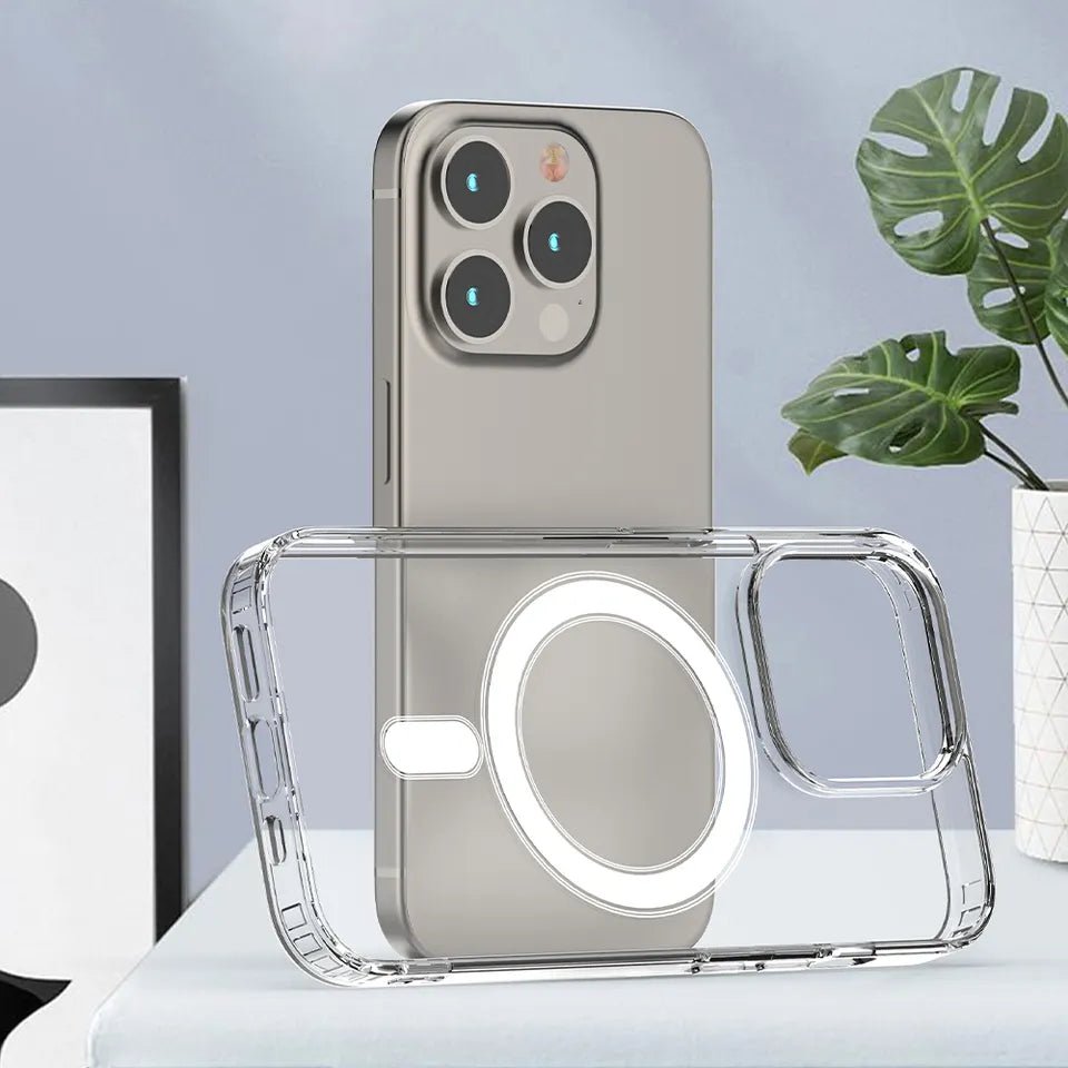 iPhone 15 Pro Max Clear MagSafe Case – Slim & Durable