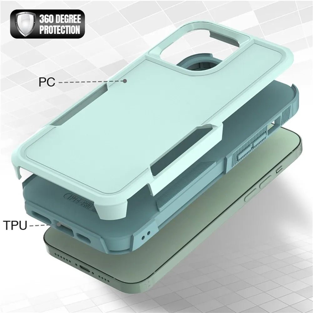 Durable Case iPhone 13 Pro Max Mint Green 35