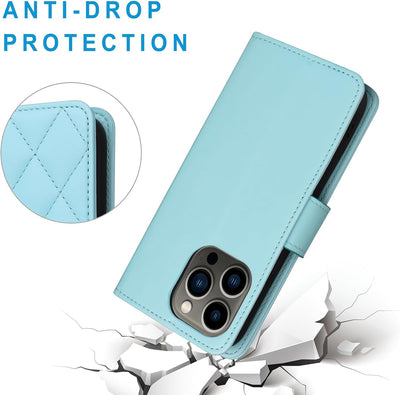 Fancy Diary iPhone 15 Pro Max Baby Blue 12