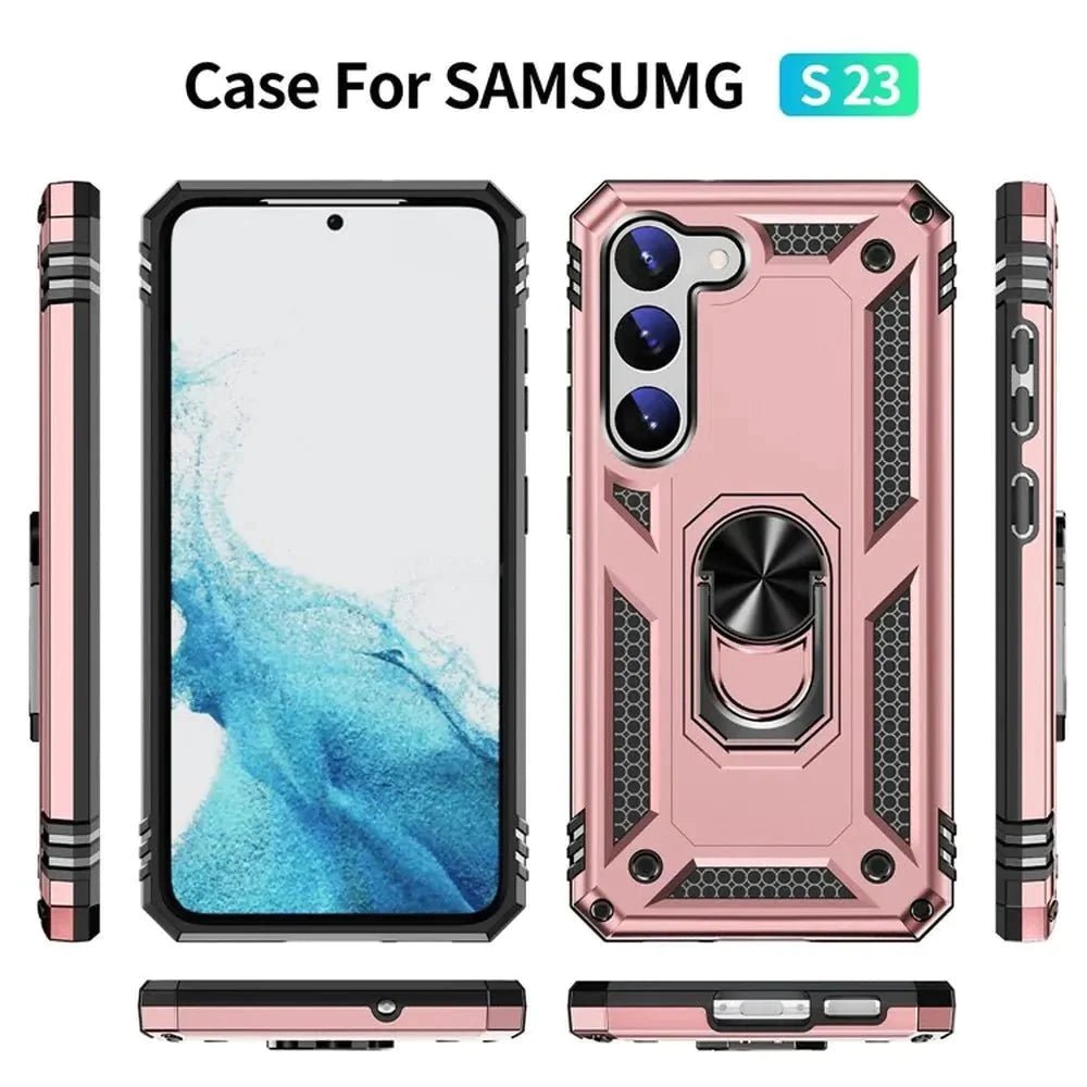 Kickstand Case GALAXY A14 Rose Gold 35