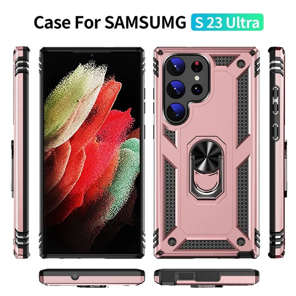 Kickstand Case Galaxy S23 Ultra Rose Gold 21