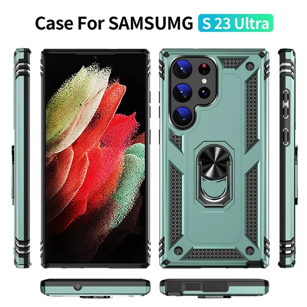 Kickstand Case Galaxy S23 Ultra Green 17