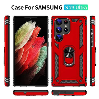 Kickstand Case Galaxy S23 Ultra Red 13