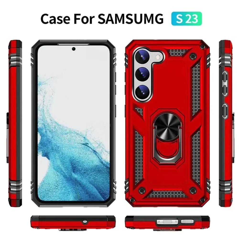 Kickstand Case Galaxy S24+ Red 28