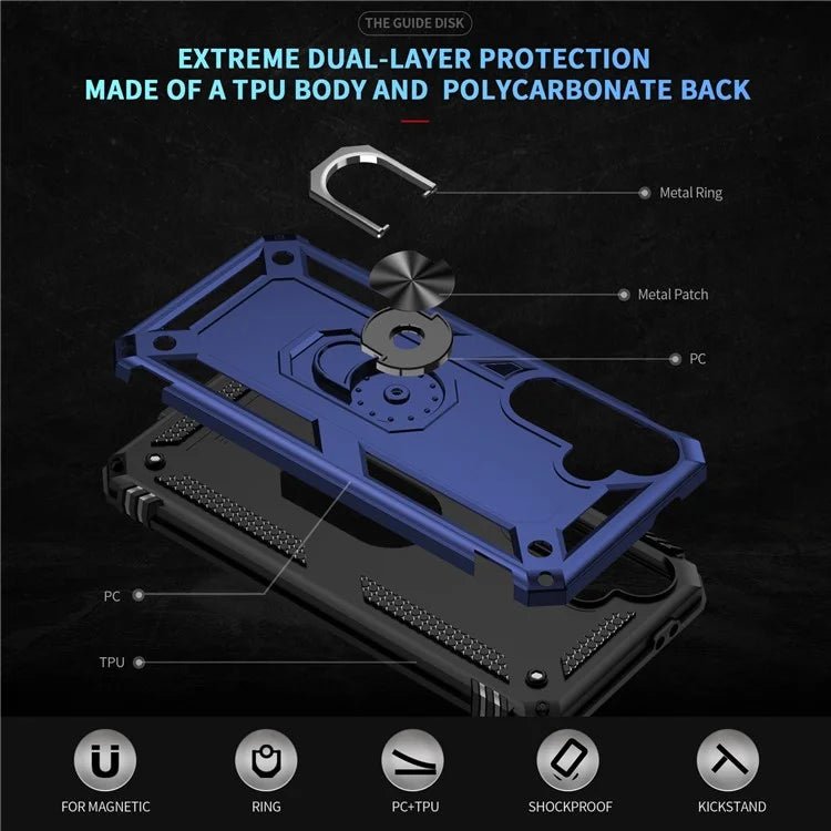 Kickstand Case Galaxy S24 FE Blue 15