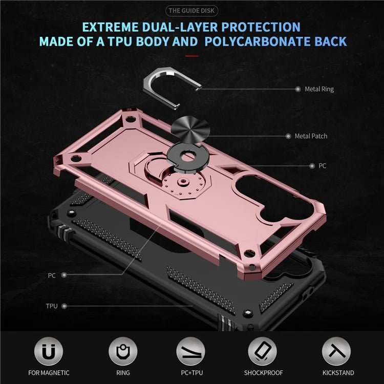 Kickstand Case Galaxy S24 FE Rose Gold 20