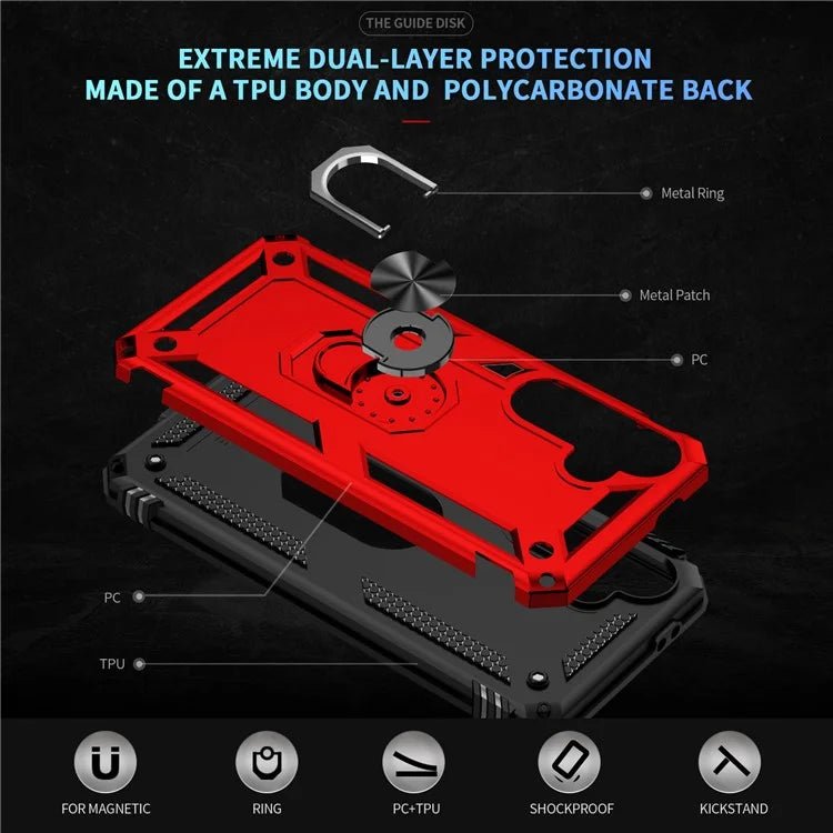 Kickstand Case Galaxy S24 FE Red 10