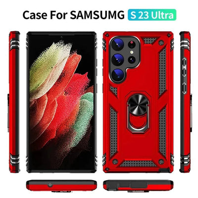 Kickstand Case Galaxy S25 Ultra Red 13