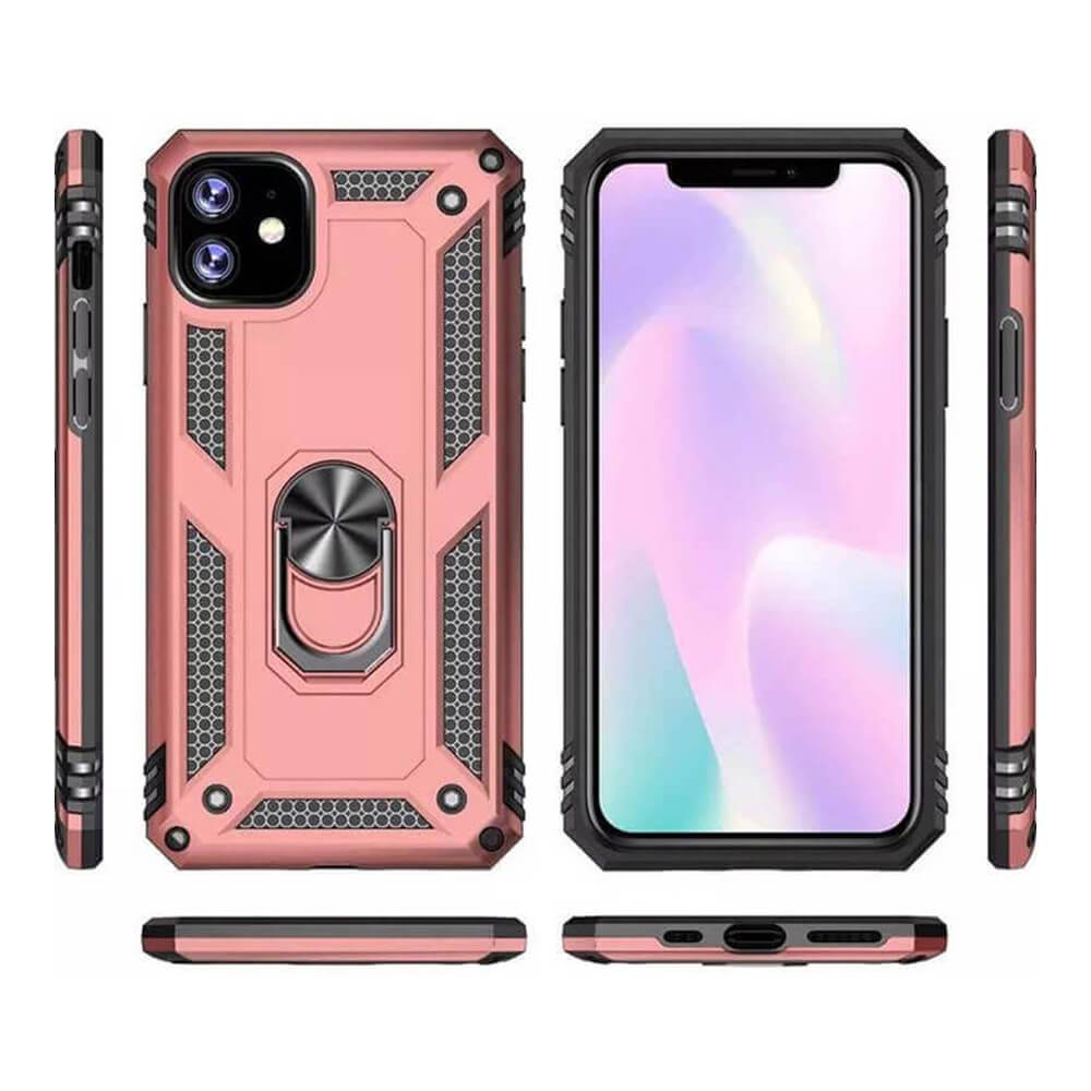 Kickstand Case iPhone 11 Rose Gold 14