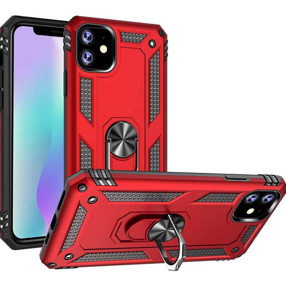 Kickstand Case iPhone 11 Red 10