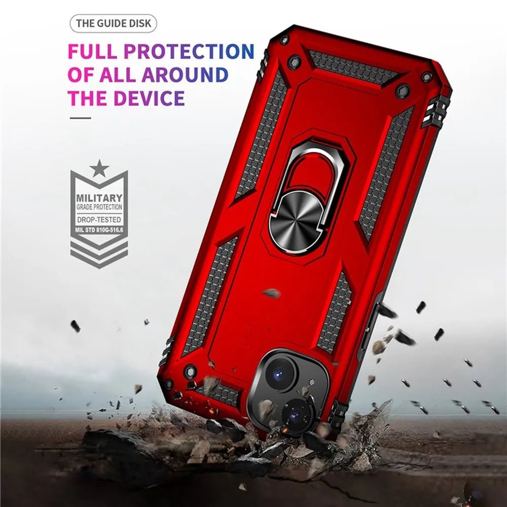 Kickstand Case iPhone 12 / iPhone 12 Pro Red 23