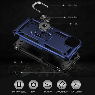 Kickstand Case iPhone 12 / iPhone 12 Pro Blue 11