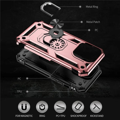 Kickstand Case iPhone 13 Pro Rose Gold 32