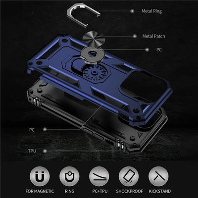 Kickstand Case iPhone 13 Pro Blue 11