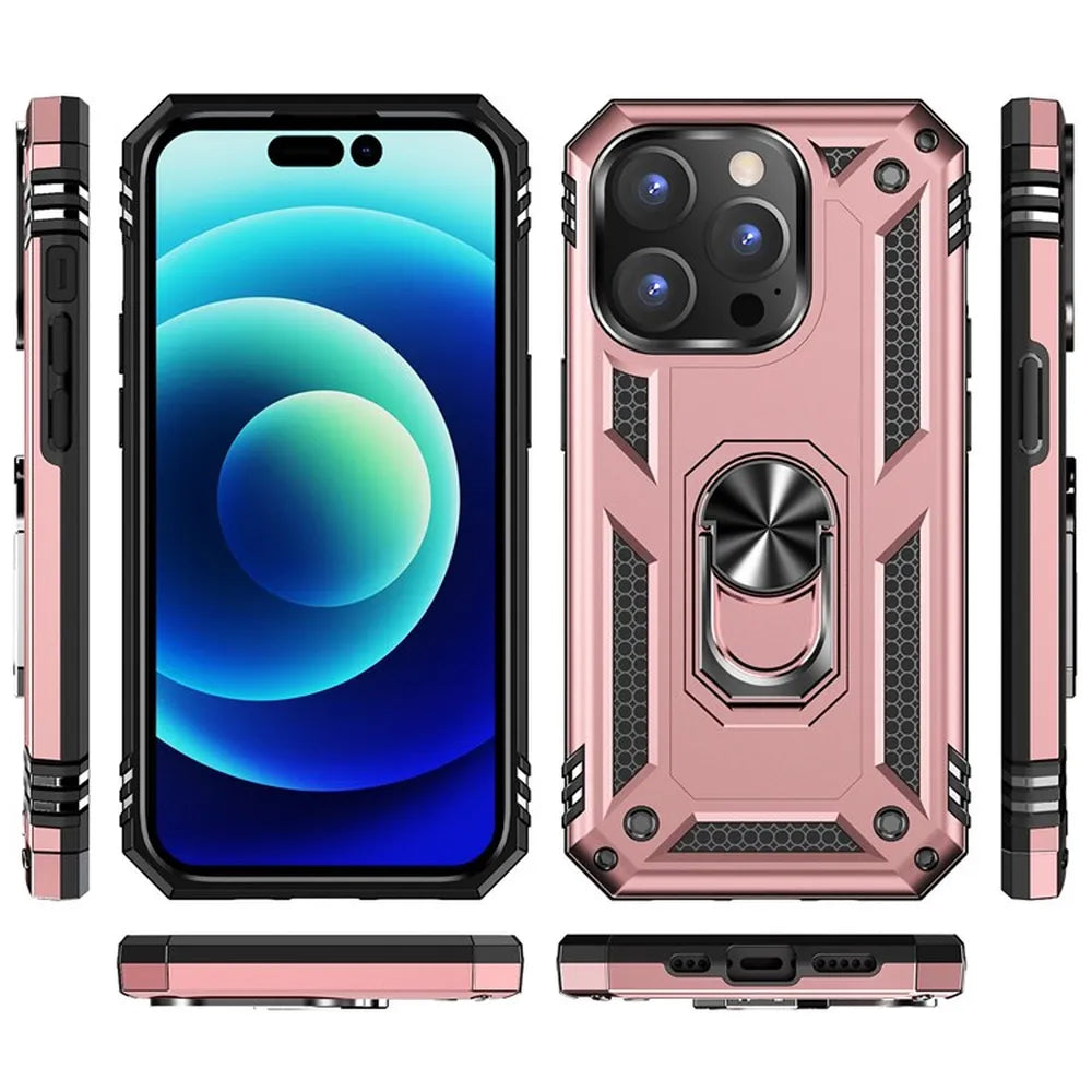 Kickstand Case iPhone 13 Pro Rose Gold 35