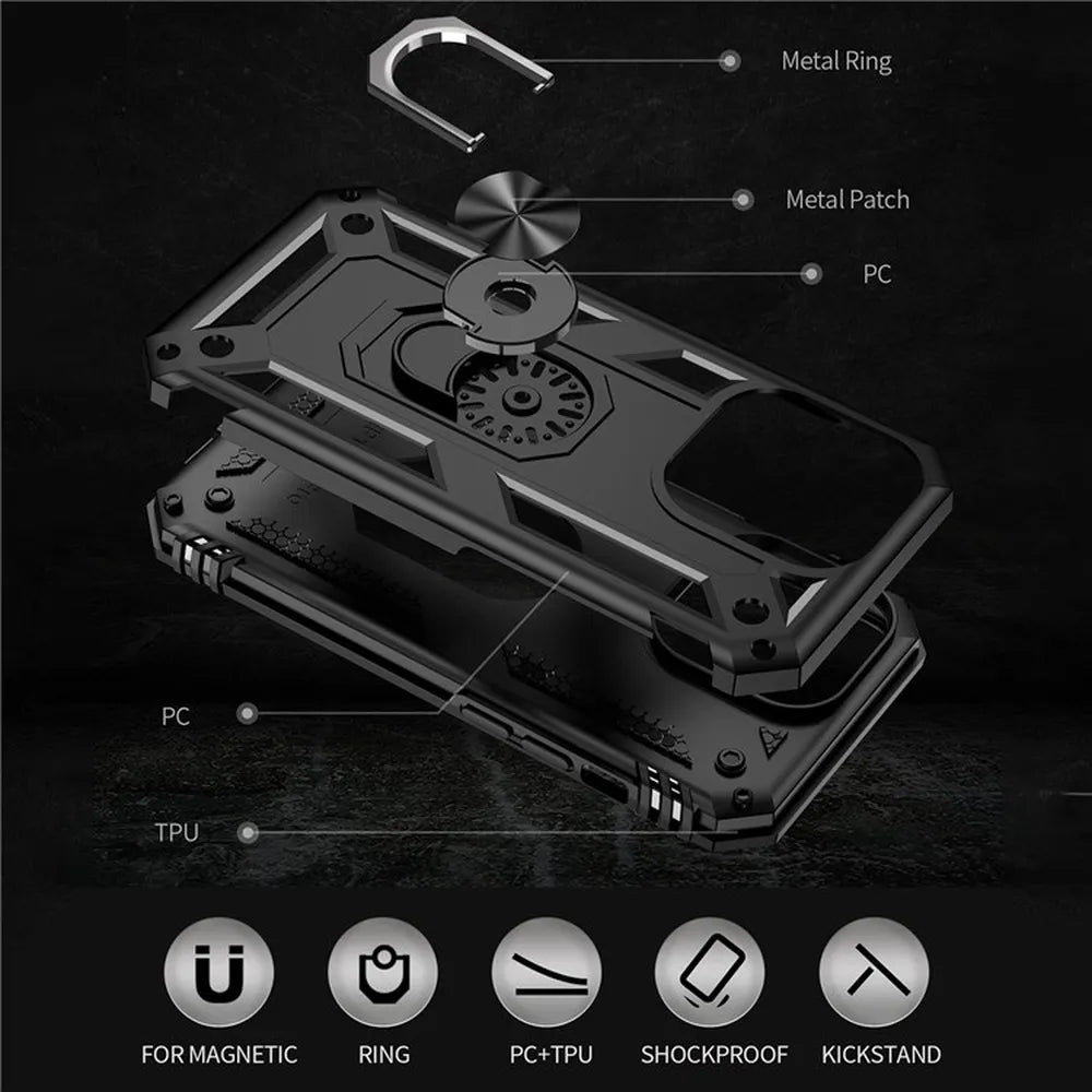 Kickstand Case iPhone 14 Pro Max Black 4