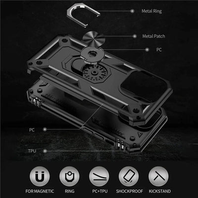 Kickstand Case iPhone 15 Pro Max Black 4