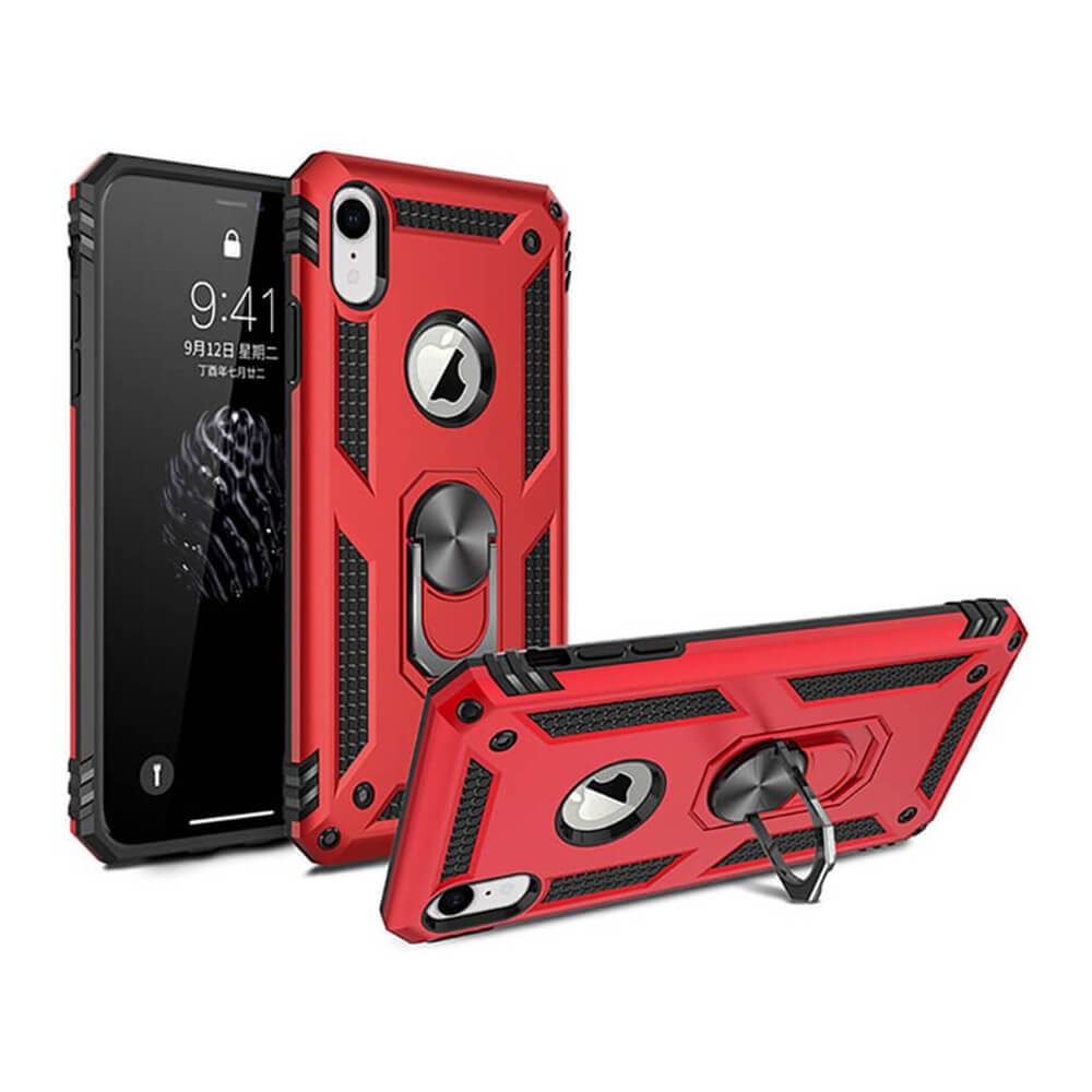 Kickstand Case iPhone XR Red 2