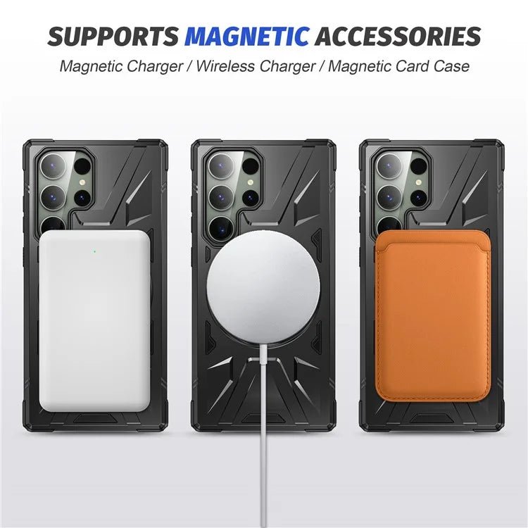 Kickstand Magsafe Case Galaxy S24 Ultra Black 3