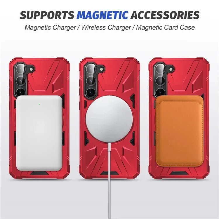 Kickstand Magsafe Case Galaxy S25 Red 31