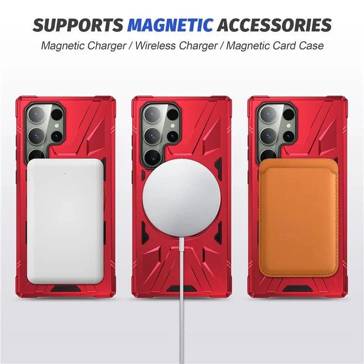 Kickstand Magsafe Case Galaxy S25 Ultra Red 31