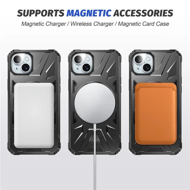 Kickstand Magsafe Case iPhone 15 Black 3