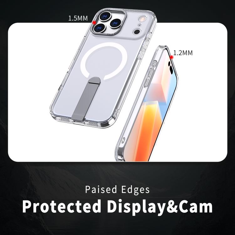 Kickstand Magsafe Case iPhone 17 Pro Clear 34