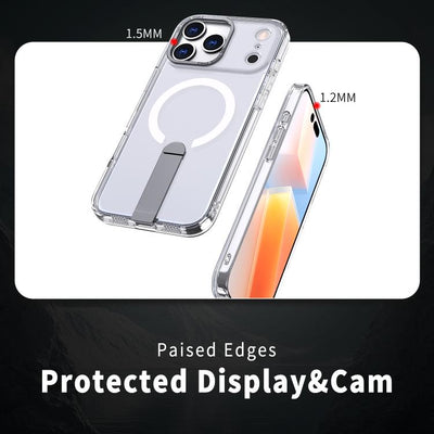 Kickstand Magsafe Case iPhone 17 Pro Clear 34
