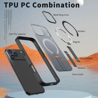 Kickstand Magsafe Case iPhone 17 Pro Black 5