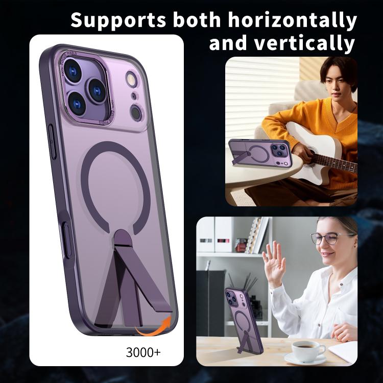 Kickstand Magsafe Case iPhone 17 Pro Purple 30