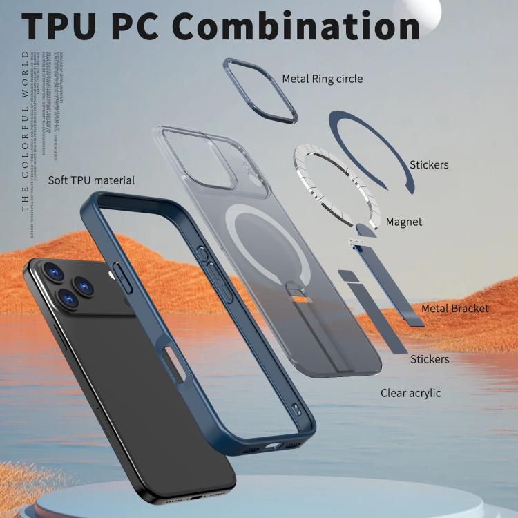 Kickstand Magsafe Case iPhone 17 Pro Blue 23