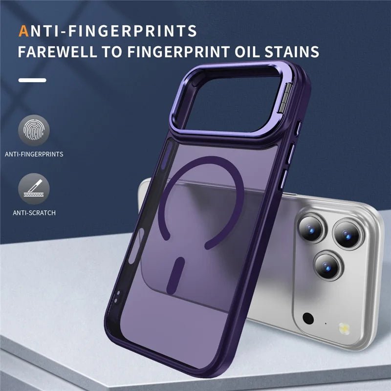 Kickstand Magsafe Case iPhone 17 Pro Max Dark Purple 19