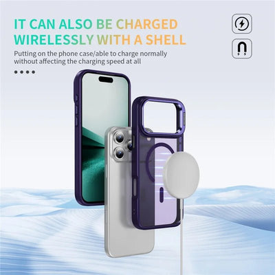 Kickstand Magsafe Case iPhone 17 Pro Max Dark Purple 18