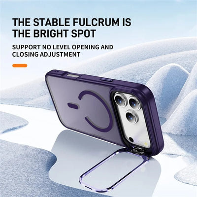 Kickstand Magsafe Case iPhone 17 Pro Max Dark Purple 23
