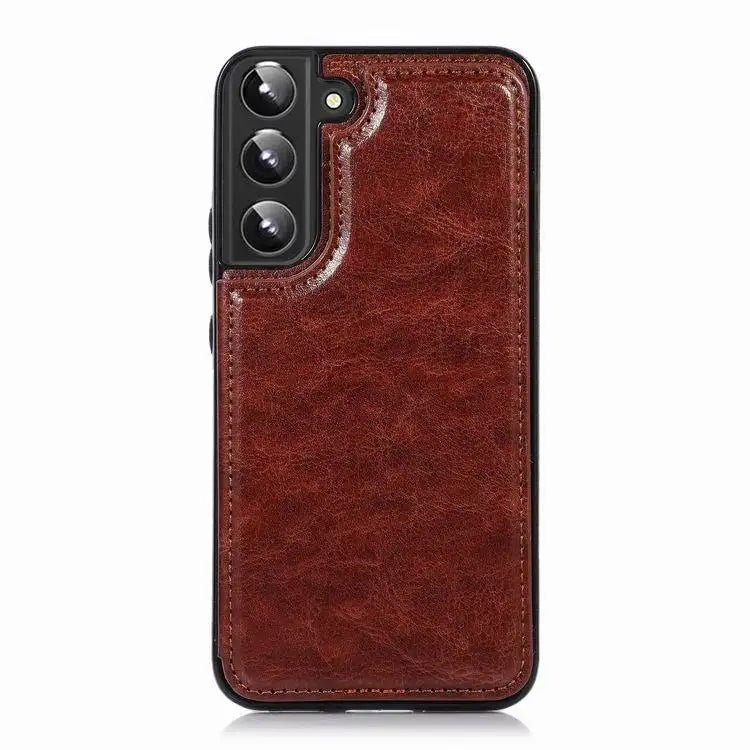 Leather wallet Galaxy S23 Brown 7