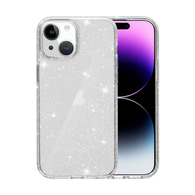 Protective Clear Case iPhone 13 Clear Glitter 7