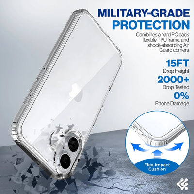 Protective Clear Case iPhone 16 Plus Clear 5
