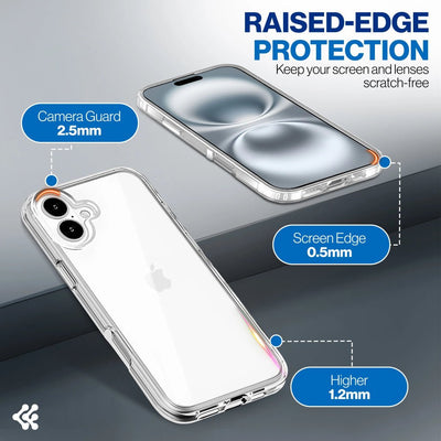 Protective Clear Case iPhone 16 Plus Clear 2