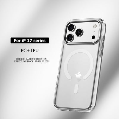 Protective Clear MagSafe Case iPhone 17 Pro Clear Glitter 6