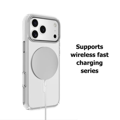 Protective Clear MagSafe Case iPhone 17 Pro Clear Glitter 3