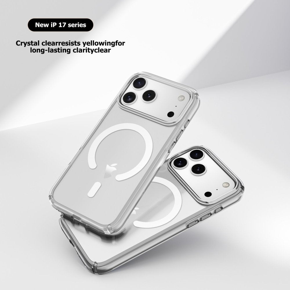 Protective Clear MagSafe Case iPhone 17 Pro Clear Glitter 4