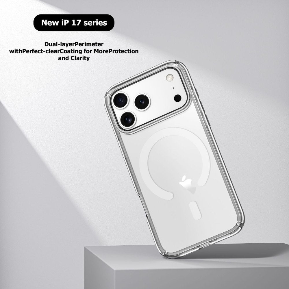 Protective Clear MagSafe Case iPhone 17 Pro Clear Glitter 5