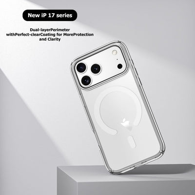 Protective Clear MagSafe Case iPhone 17 Pro Clear Glitter 5