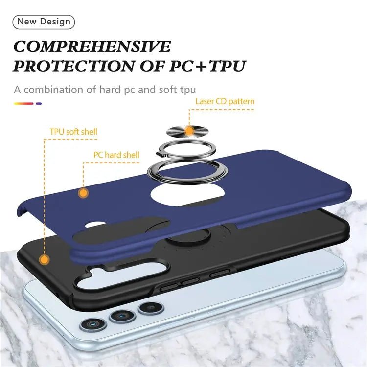 Ring Case Galaxy A54 Blue 11