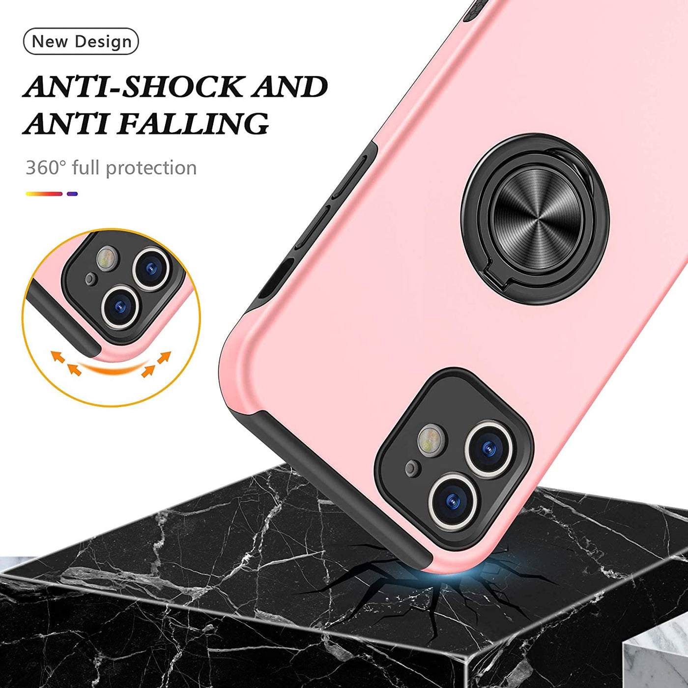 Ring Case iPhone 11 Light Pink 21